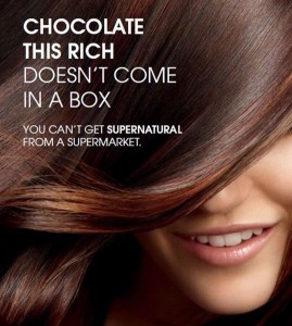 Chocolate hair color photo