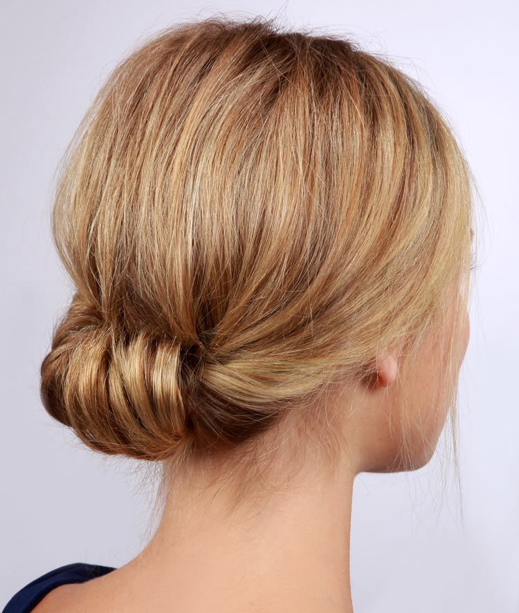 A chic but casual up-do that is simple to create