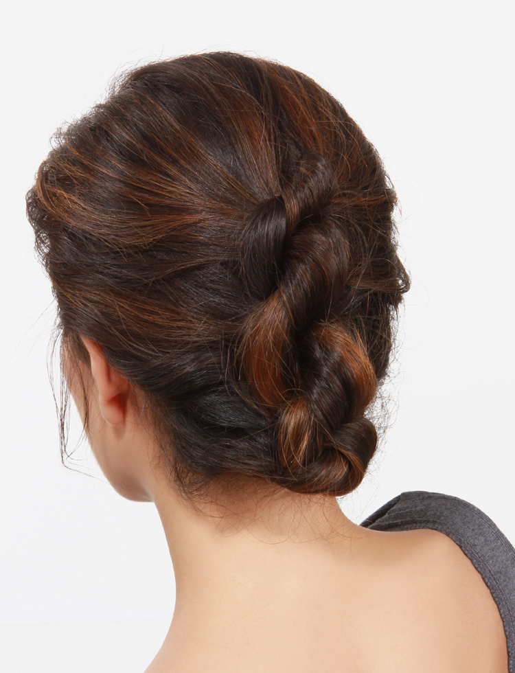 This Knotted Updo is simple to execute and is perfect for day or night!
