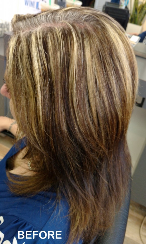 Click on the picture to see the “AFTER” Color & Haircut!